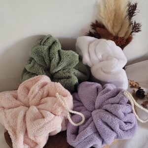 Fleur de douche lavable en éponge