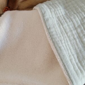 Serviette visage double gaze de coton | Cocoon’Essence