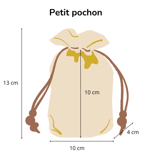 petit pochon en coton bio