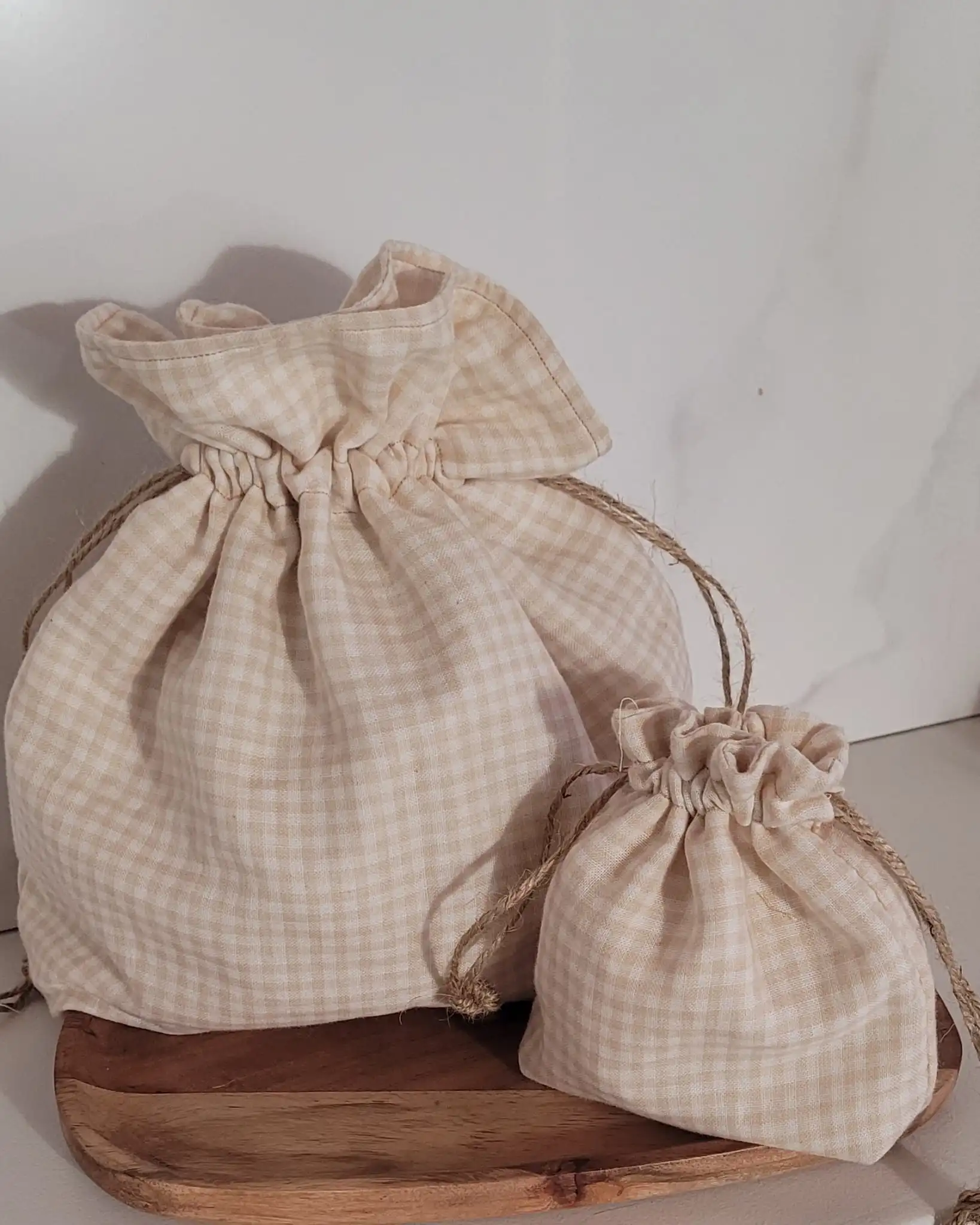 pochon fabriqué en coton bio